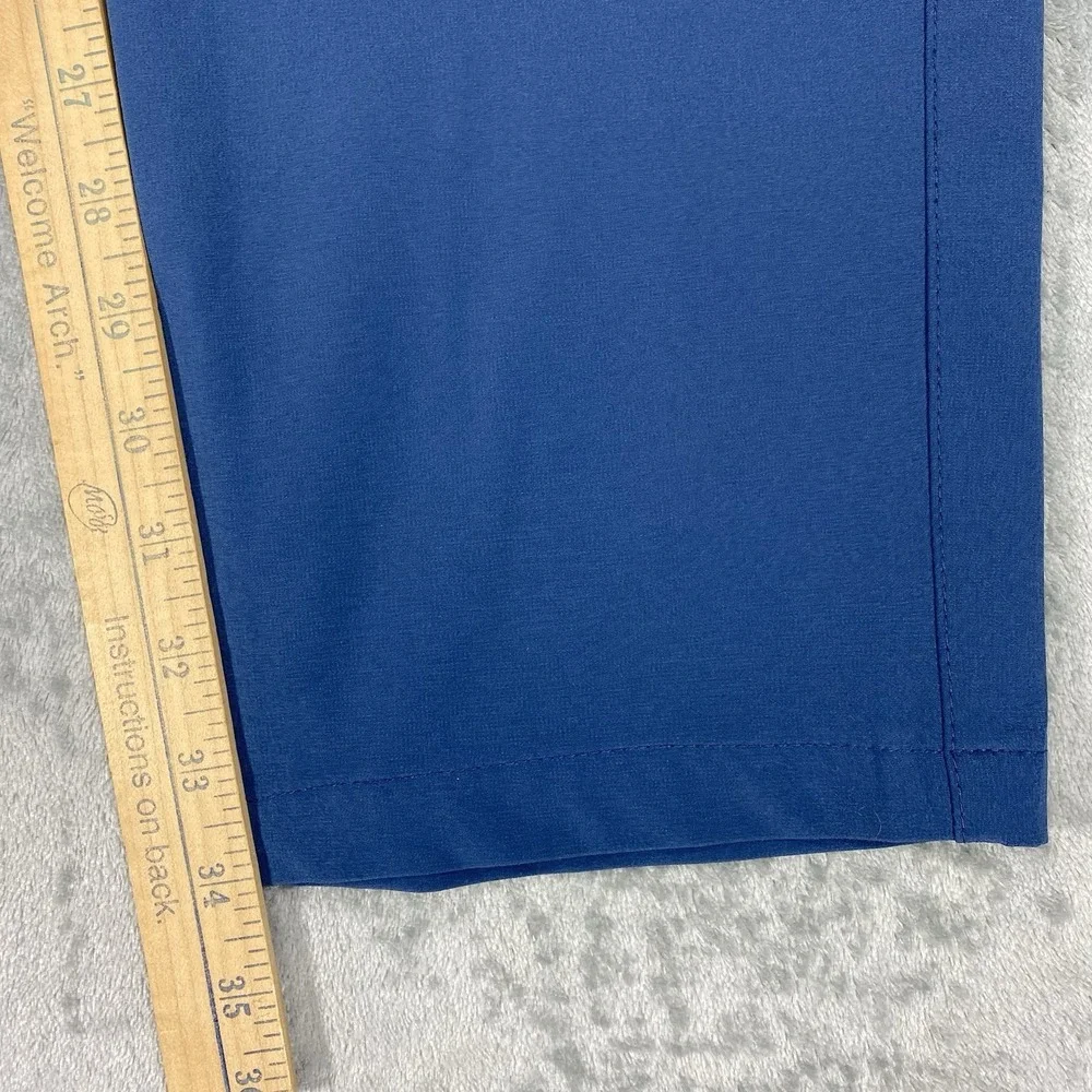 Mizzen+Main Helmsman Pants Mens Size 38x34‎ Blue Slim Performance Stretch Chino